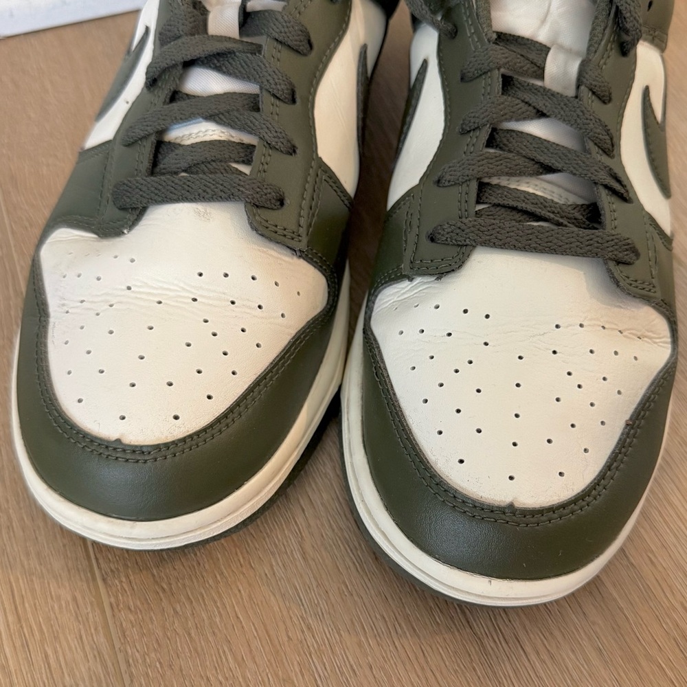 Nike Dunk Low in Olive Green and White Men’s Size 10.5 - Picture 12 of 14